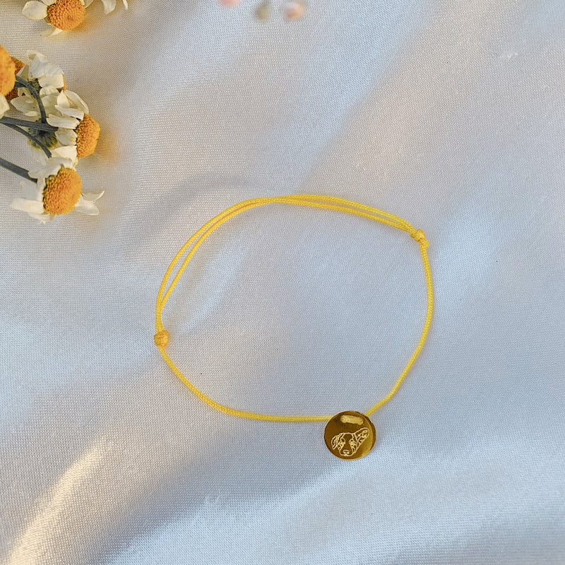 Custom 14k Gold Friendship Bracelet