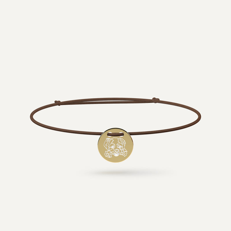 Custom 14k Gold Friendship Bracelet