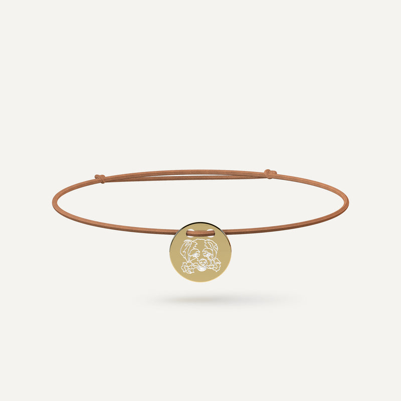 Custom 14k Gold Friendship Bracelet