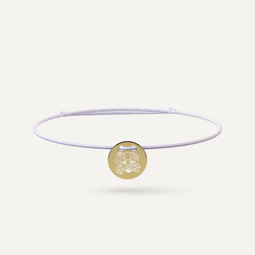 Custom 14k Gold Friendship Bracelet