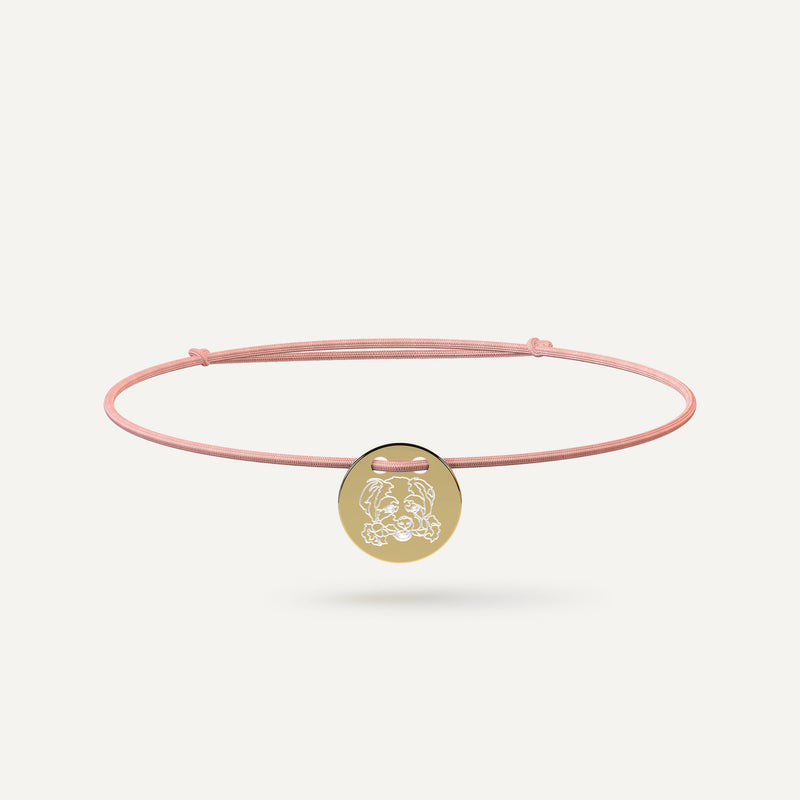 Custom 14k Gold Friendship Bracelet
