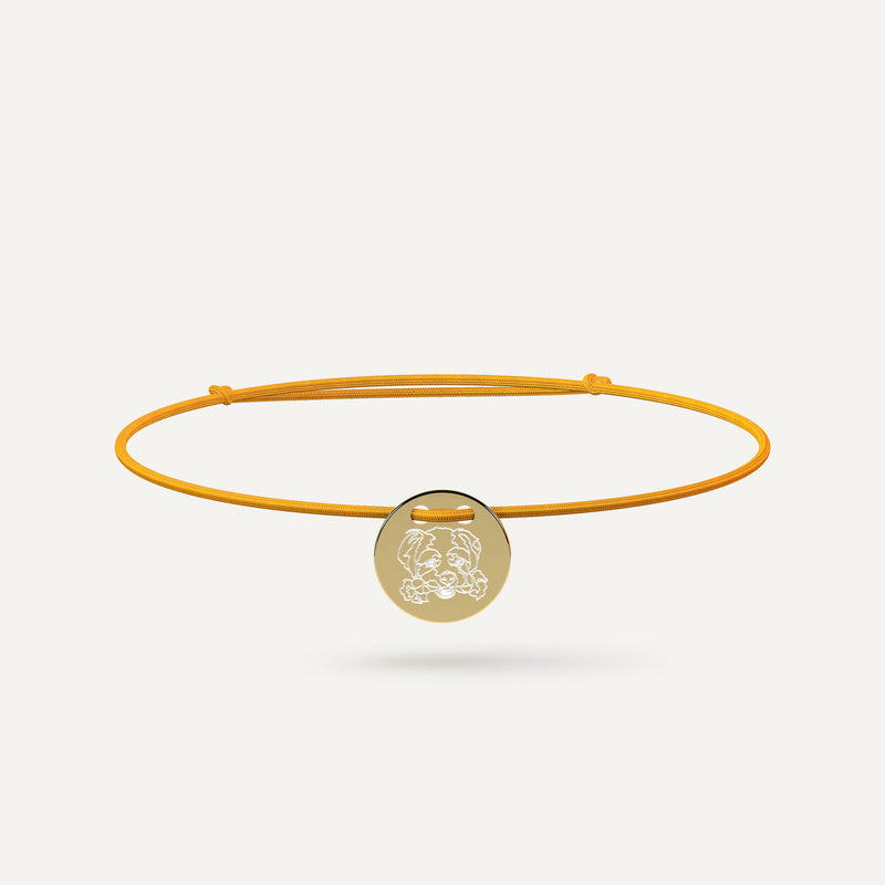 Custom 14k Gold Friendship Bracelet