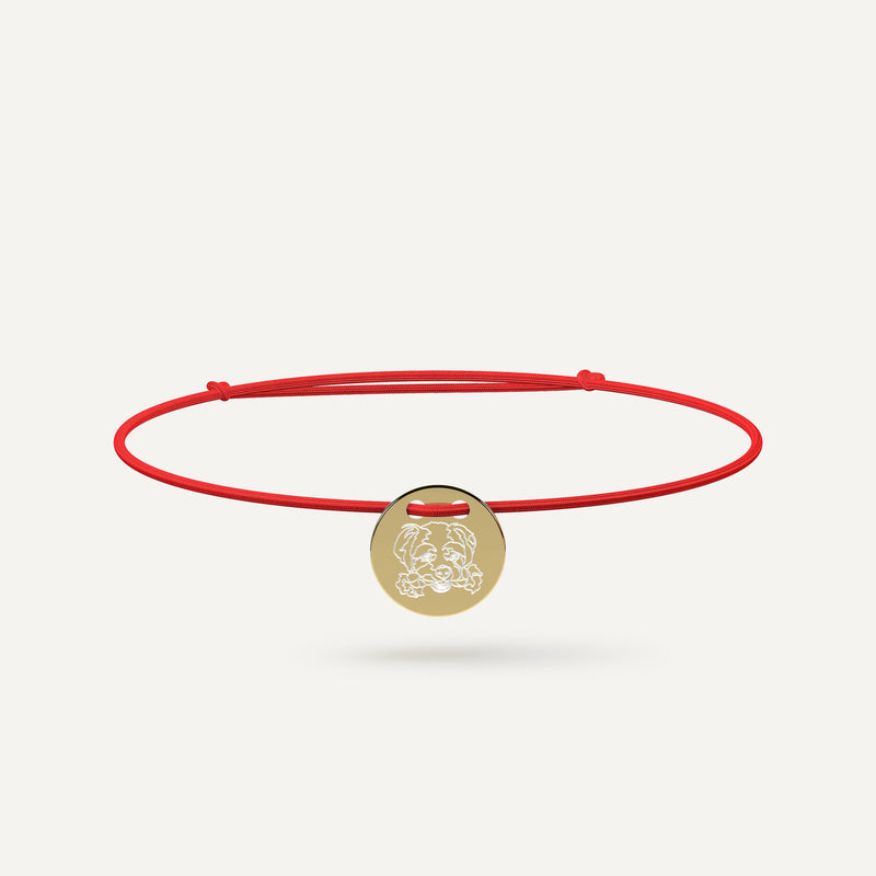 Custom 14k Gold Friendship Bracelet