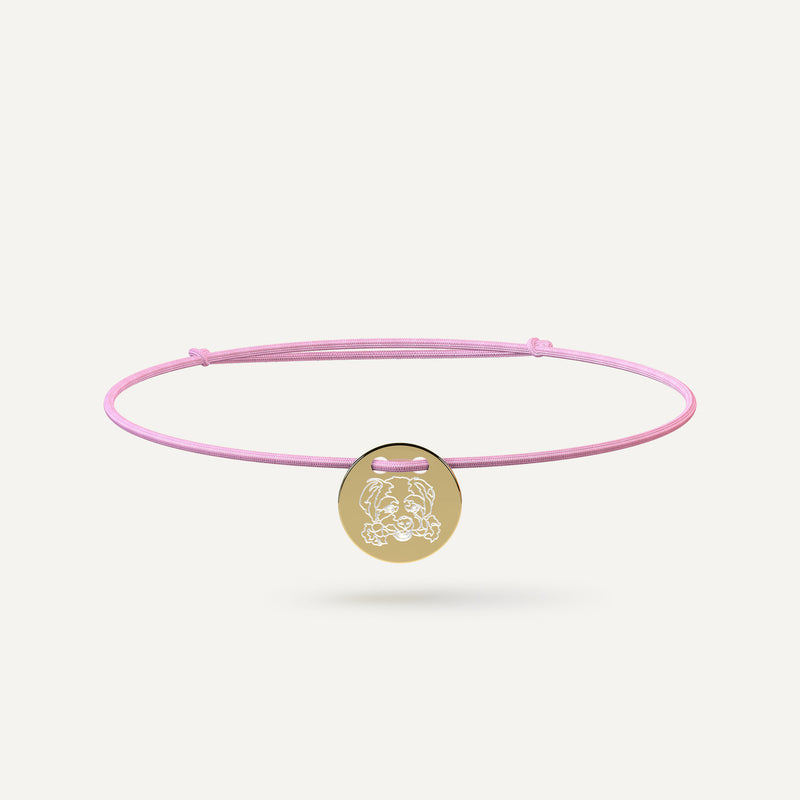 Custom 14k Gold Friendship Bracelet
