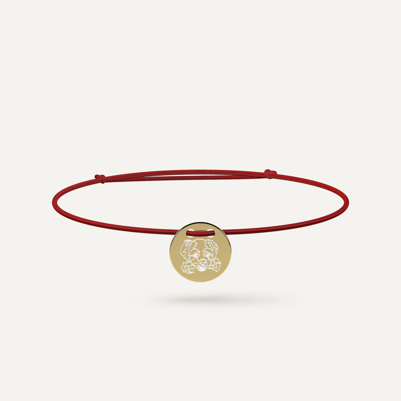 Custom 14k Gold Friendship Bracelet