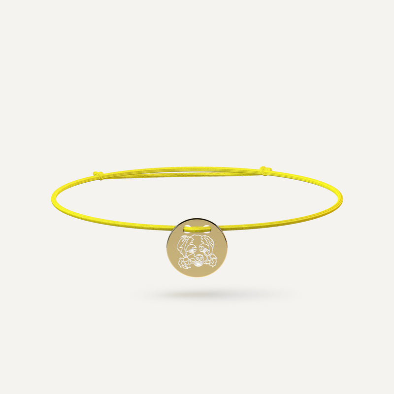 Custom 14k Gold Friendship Bracelet
