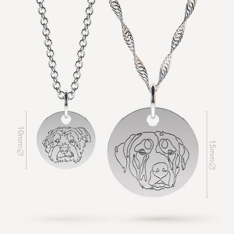 Stainless Steel Big Love Necklace