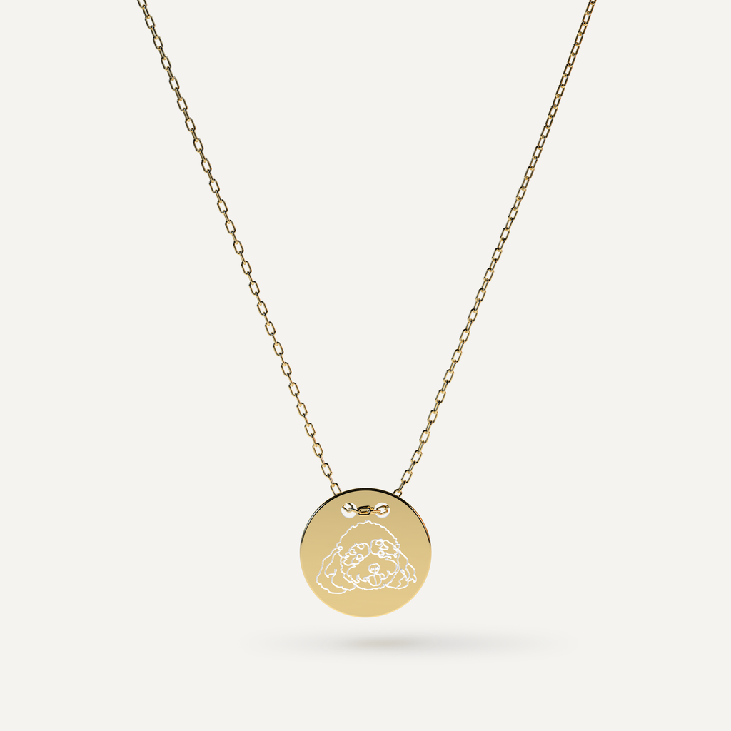 Custom 14k Gold Infinity Necklace