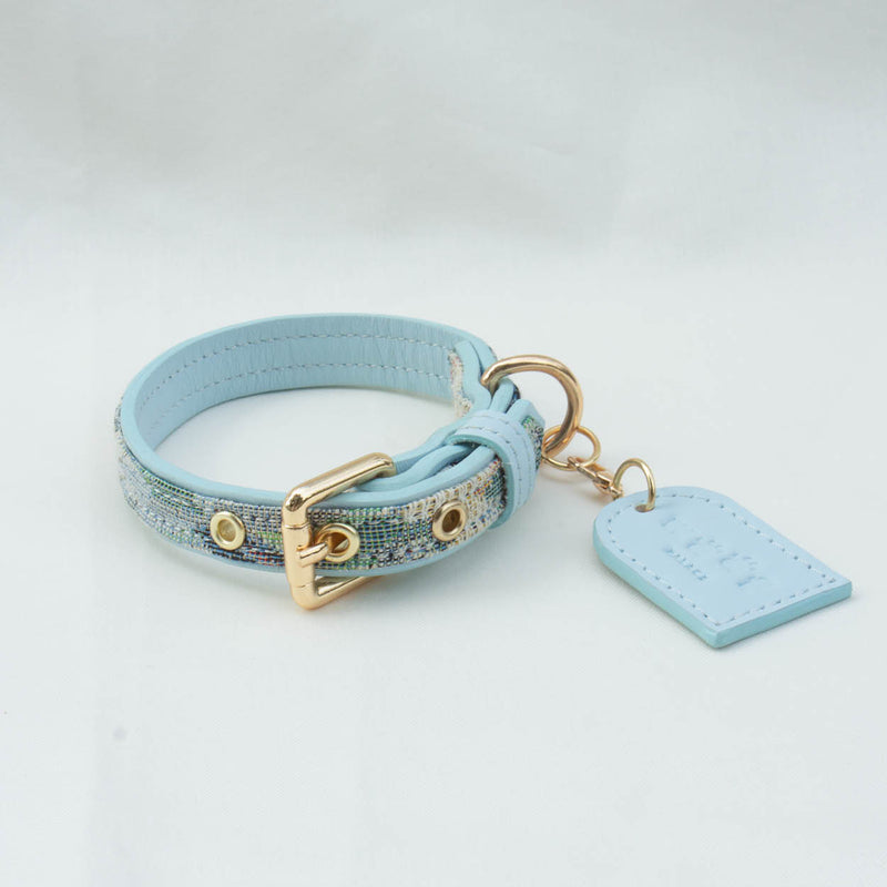 Ace Blue Royal Collar Set (Collar + Leash)