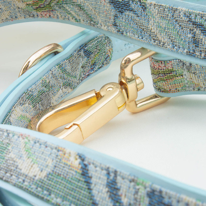 Ace Blue Royal Collar Set (Collar + Leash)