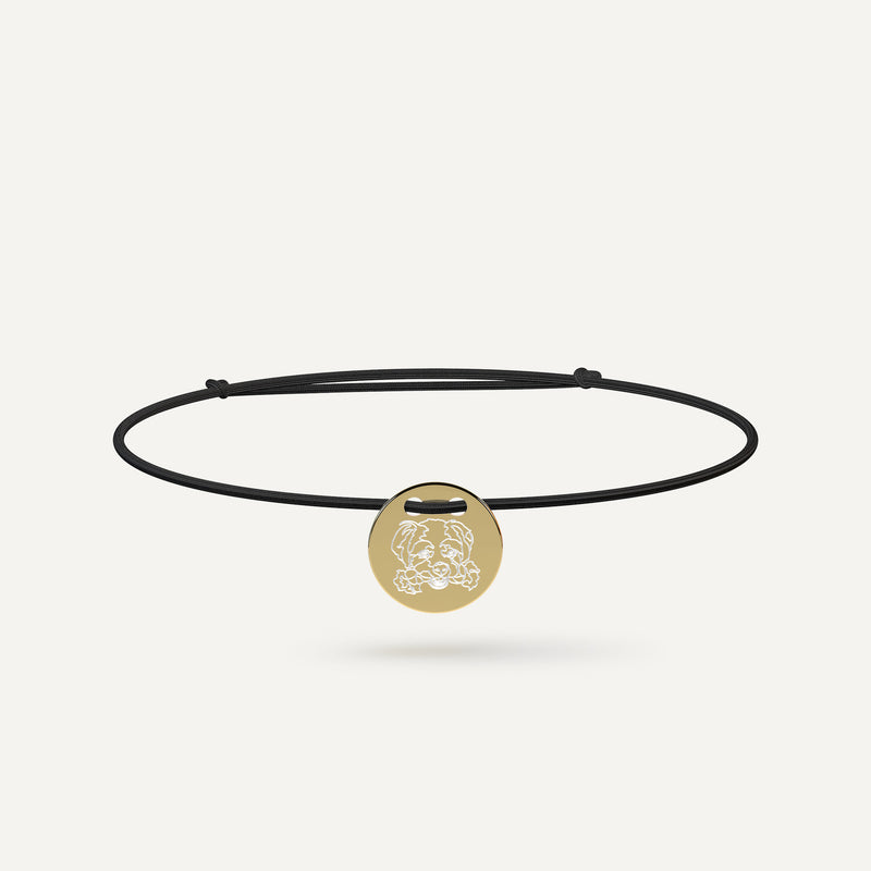 Custom 14k Gold Friendship Bracelet
