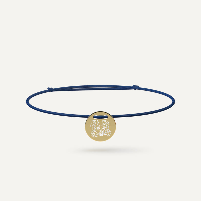 Custom 14k Gold Friendship Bracelet