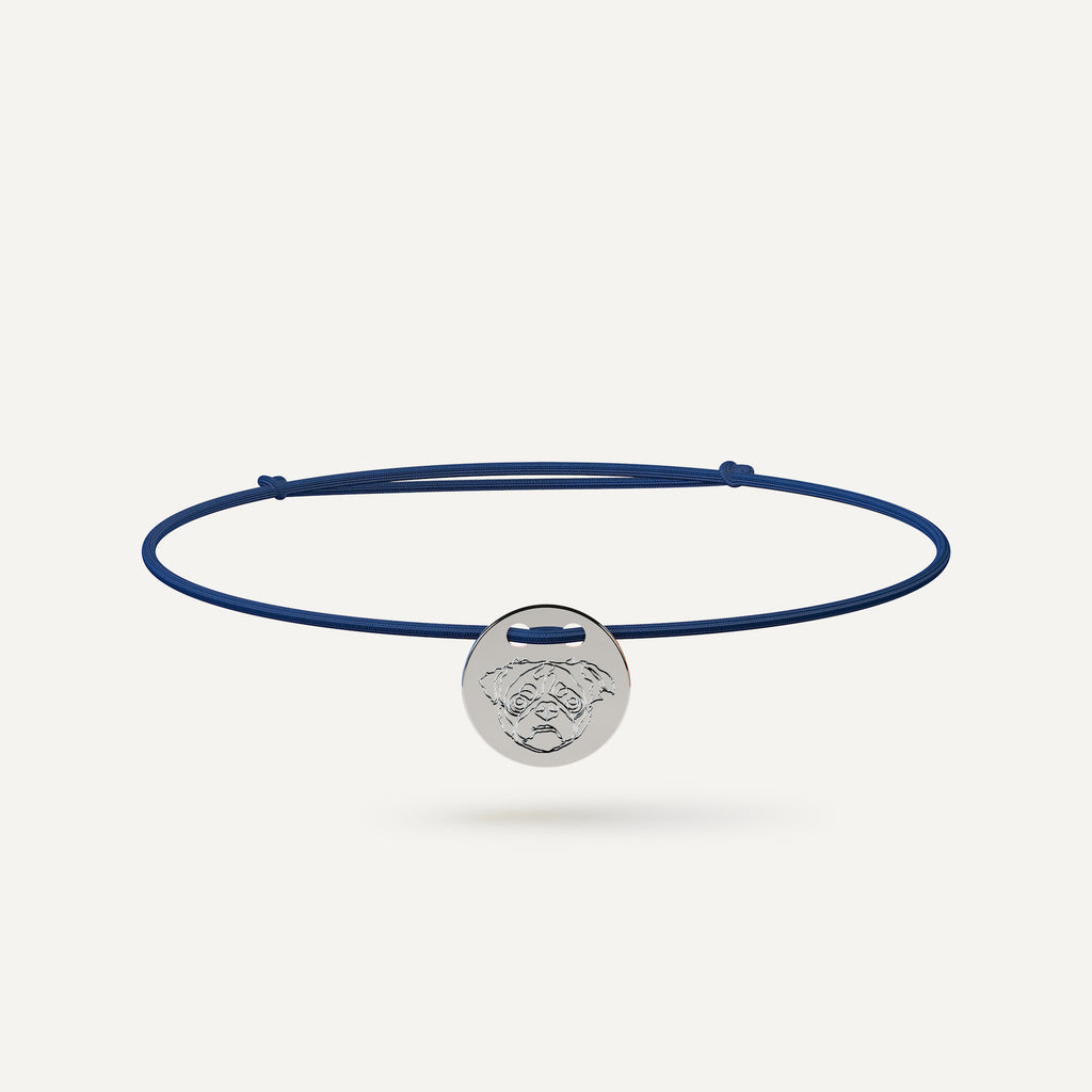 Custom Silver Friendship Bracelet