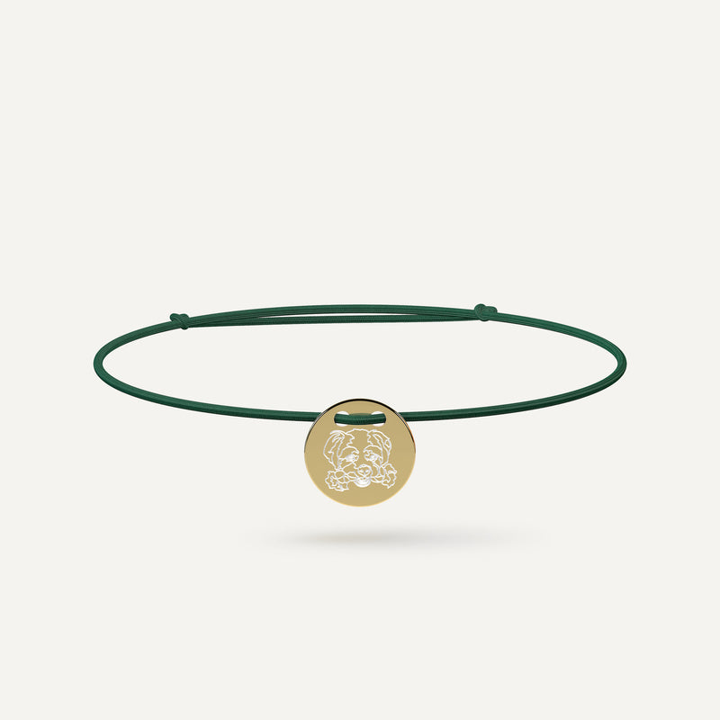 Custom 14k Gold Friendship Bracelet