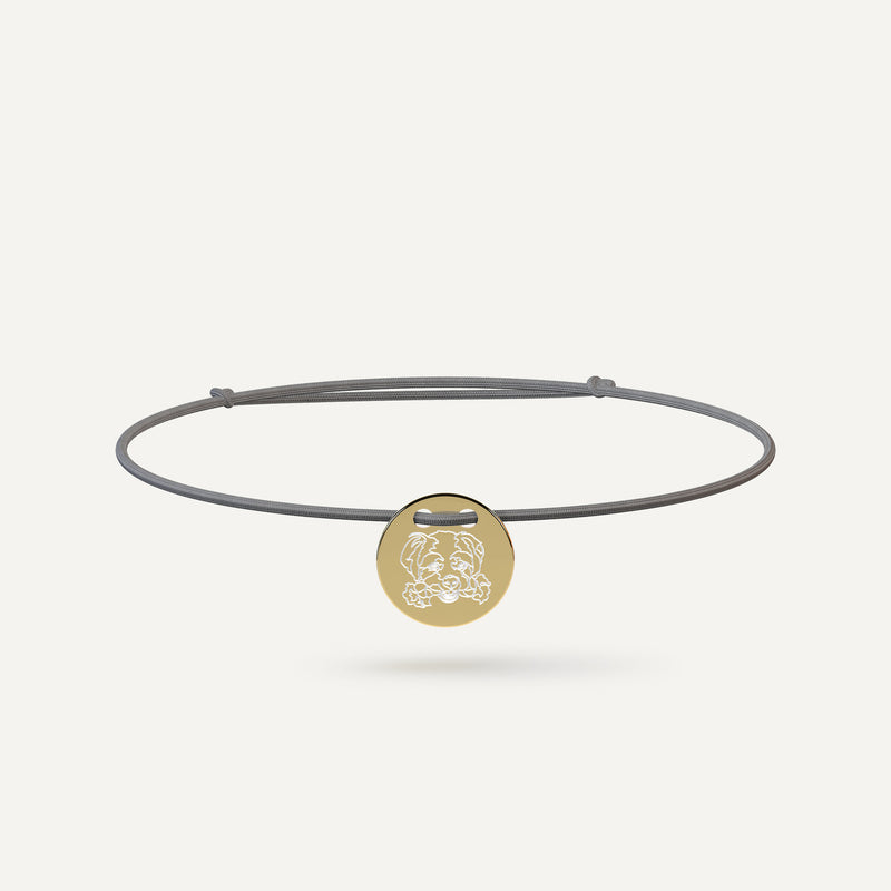 Custom 14k Gold Friendship Bracelet