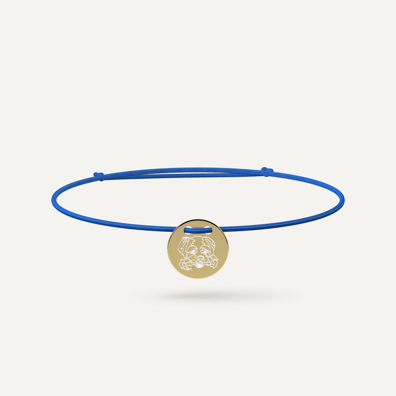 Custom 14k Gold Friendship Bracelet