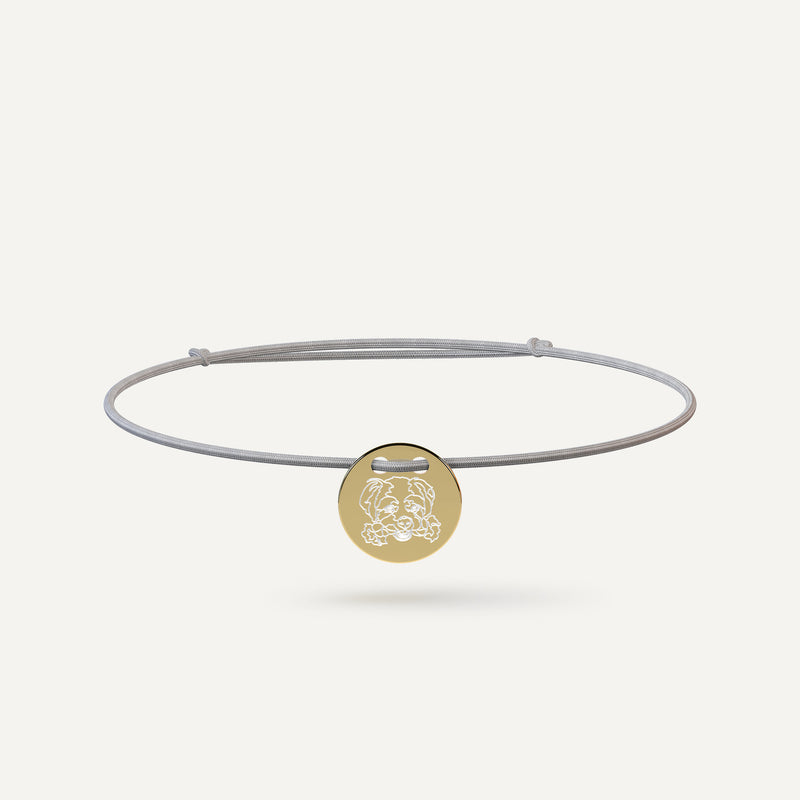 Custom 14k Gold Friendship Bracelet