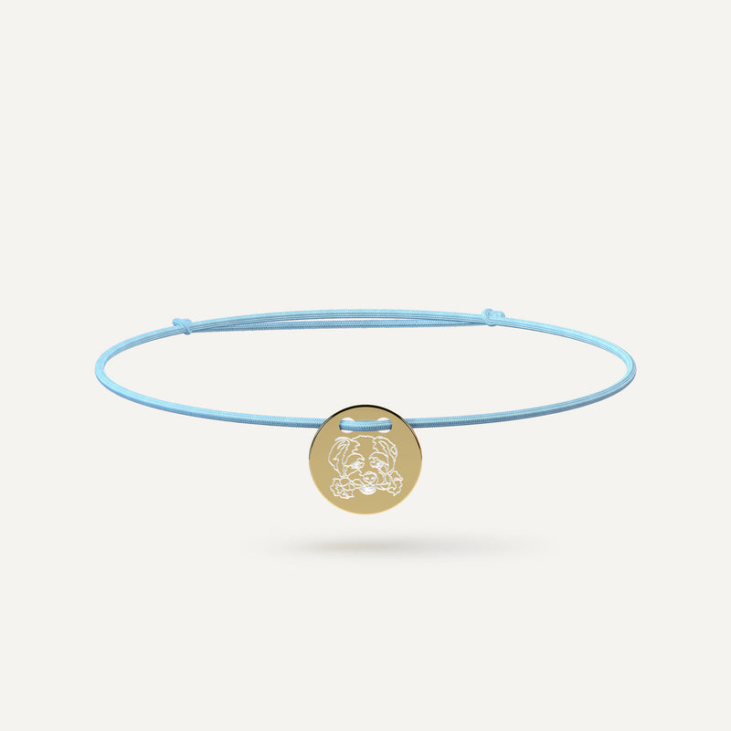 Custom 14k Gold Friendship Bracelet