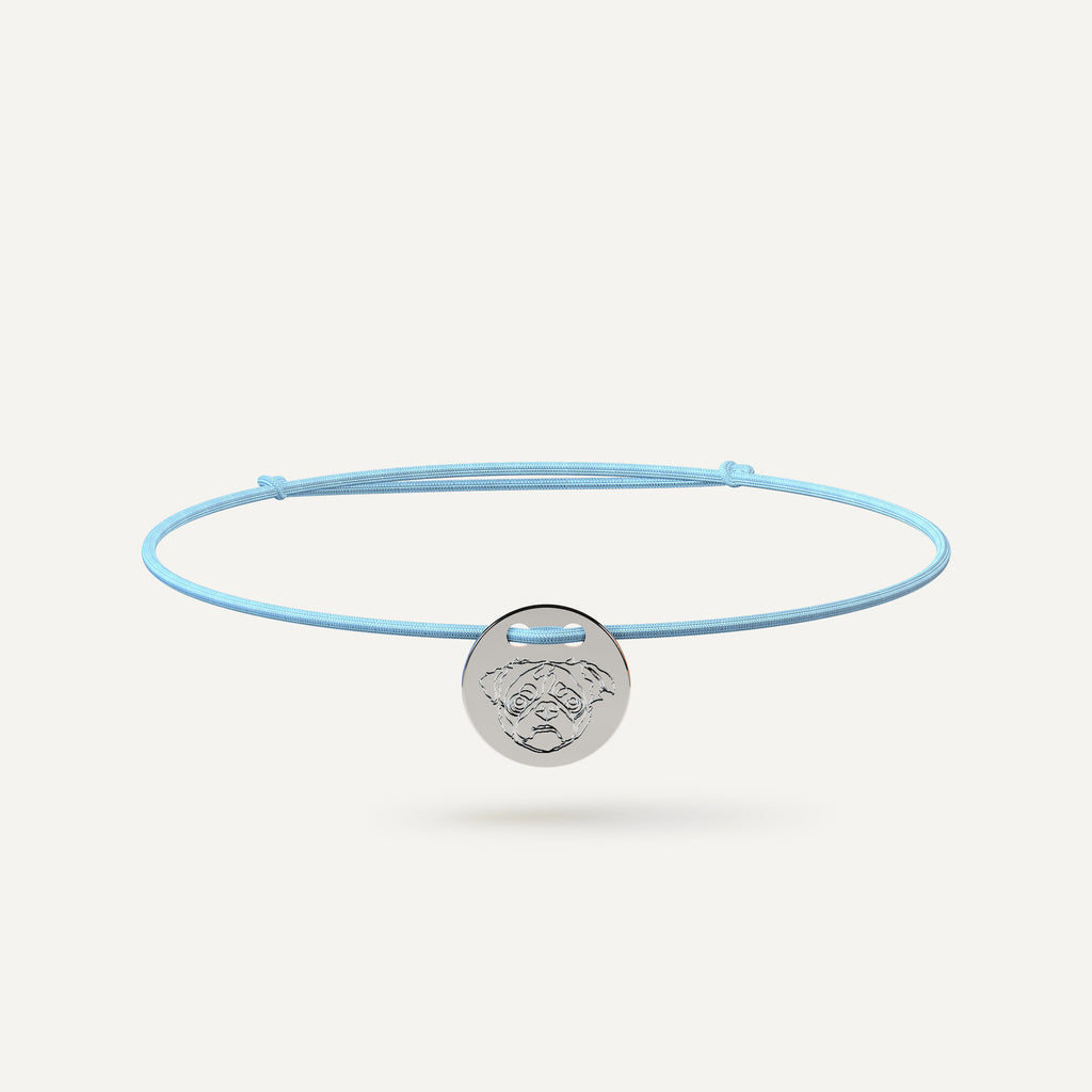 Custom Silver Friendship Bracelet