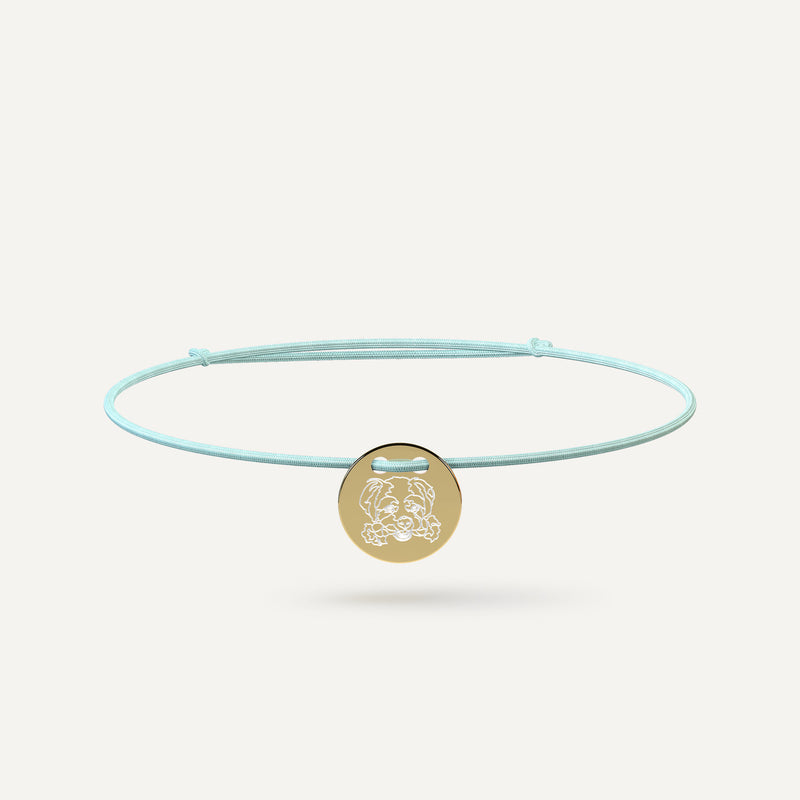 Custom 14k Gold Friendship Bracelet